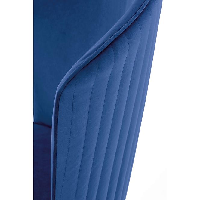 Stolička K446 Velvet/Kov Granát