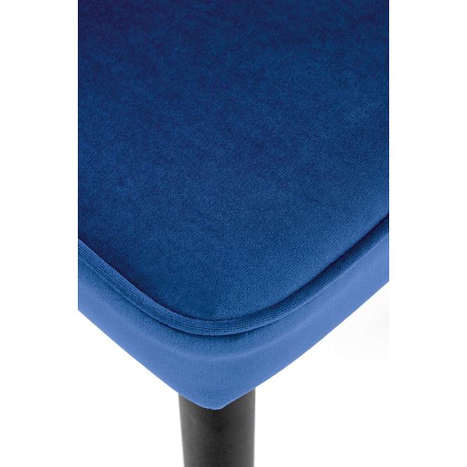 Stolička K446 Velvet/Kov Granát