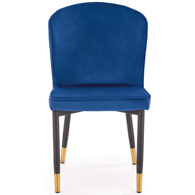 Stolička K446 Velvet/Kov Granát