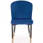 Stolička K446 Velvet/Kov Granát,6