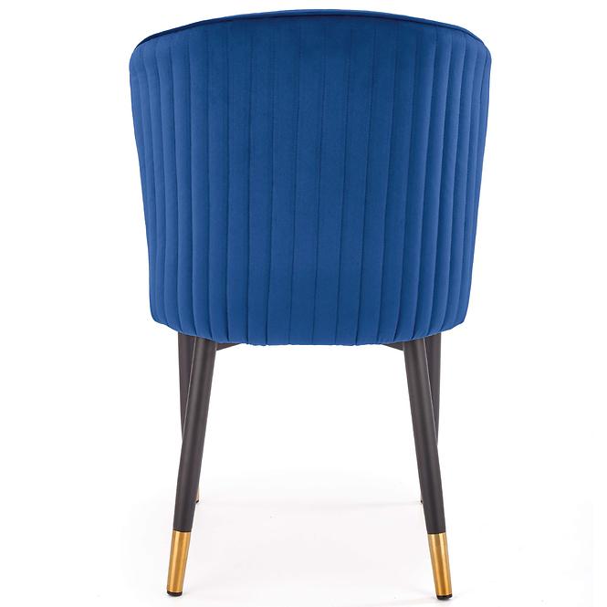 Stolička K446 Velvet/Kov Granát