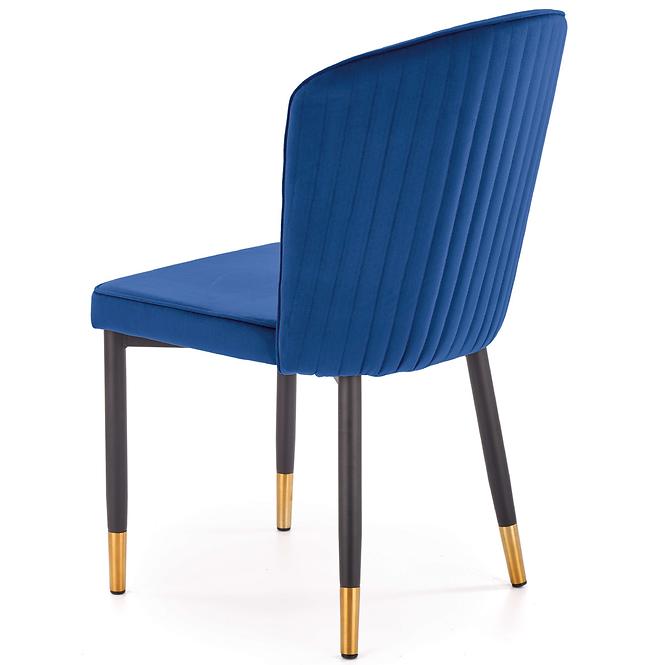 Stolička K446 Velvet/Kov Granát