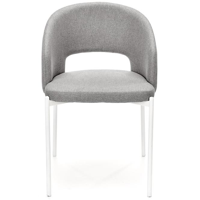 Stolička K486 Tkanina/Kov Šedá