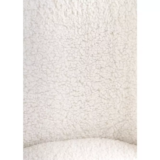 Stolička K474 Boucle/Chrome Krém/Zlatý