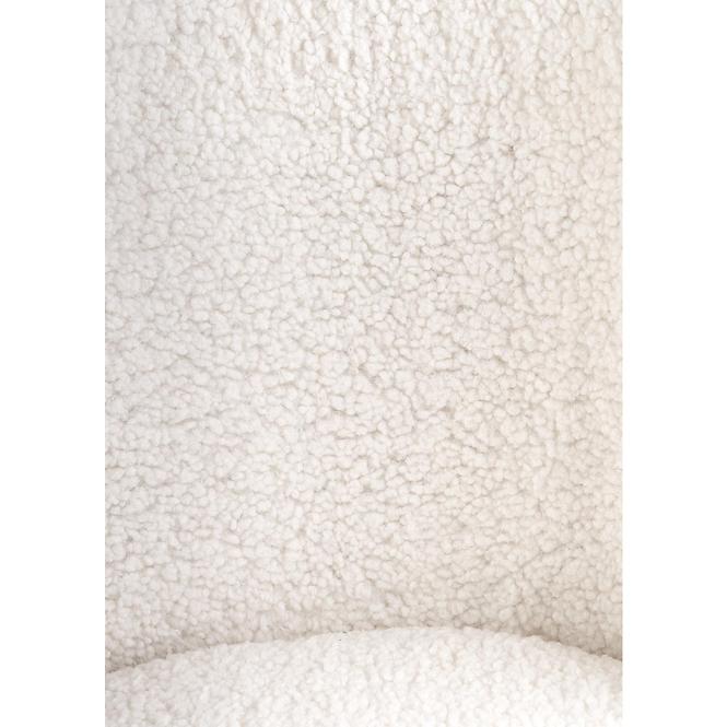 Stolička K474 Boucle/Chrome Krém/Zlatý