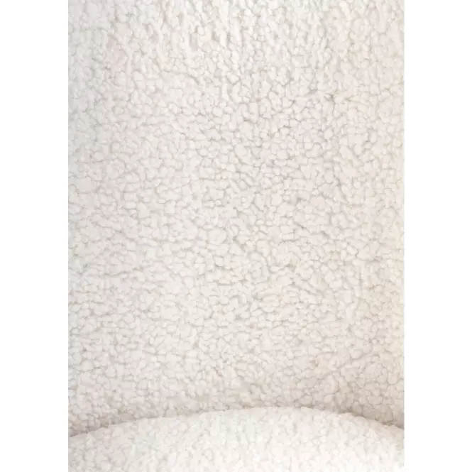 Stolička K474 Boucle/Chrome Krém/Zlatý
