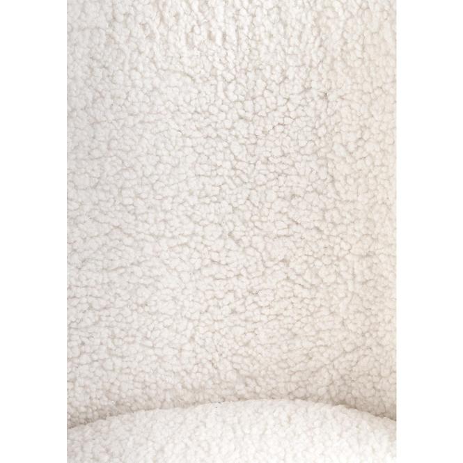 Stolička K474 Boucle/Chrome Krém/Zlatý
