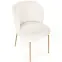 Stolička K474 Boucle/Chrome Krém/Zlatý,5