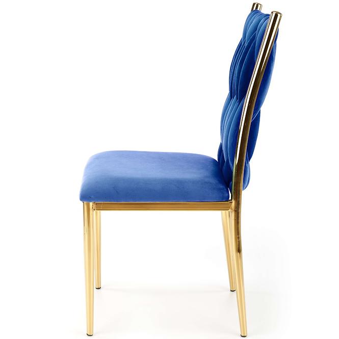 Stolička K436 Velvet/Chrome Granát/Zlatý