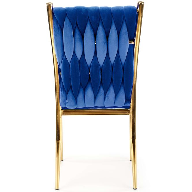 Stolička K436 Velvet/Chrome Granát/Zlatý