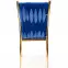 Stolička K436 Velvet/Chrome Granát/Zlatý,3
