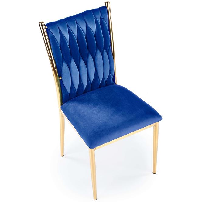 Stolička K436 Velvet/Chrome Granát/Zlatý