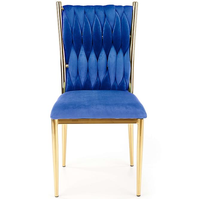 Stolička K436 Velvet/Chrome Granát/Zlatý