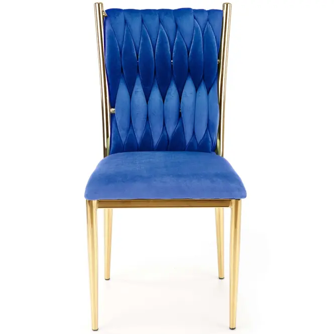 Stolička K436 Velvet/Chrome Granát/Zlatý,5