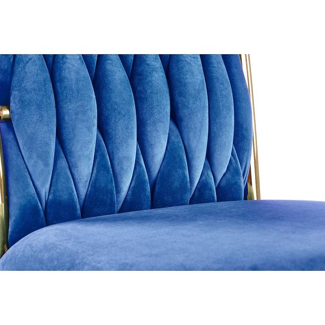 Stolička K436 Velvet/Chrome Granát/Zlatý