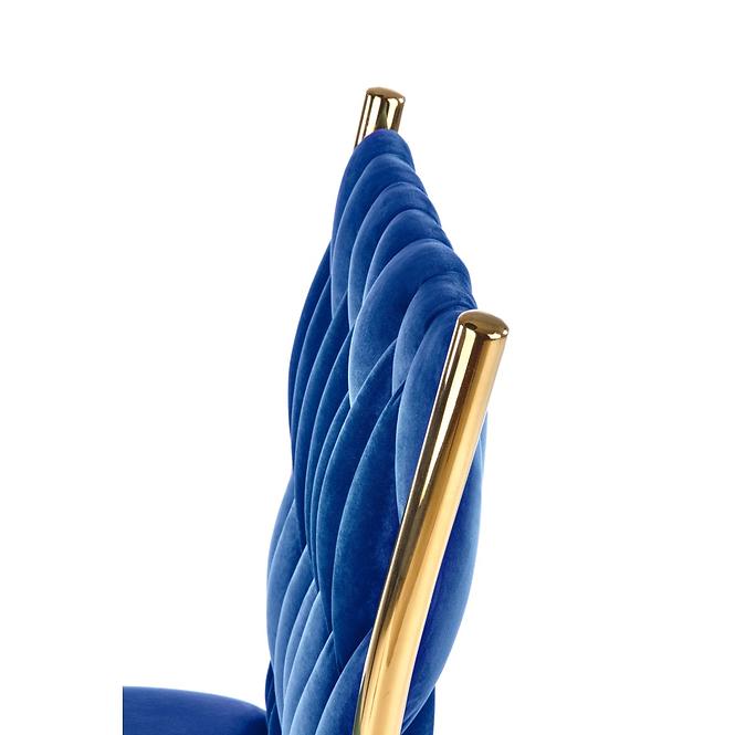 Stolička K436 Velvet/Chrome Granát/Zlatý