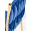 Stolička K436 Velvet/Chrome Granát/Zlatý,8