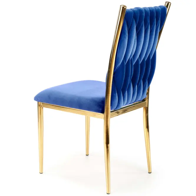 Stolička K436 Velvet/Chrome Granát/Zlatý,9