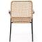 Stolička K457 Rattan/Kov Natural/čierna ,5