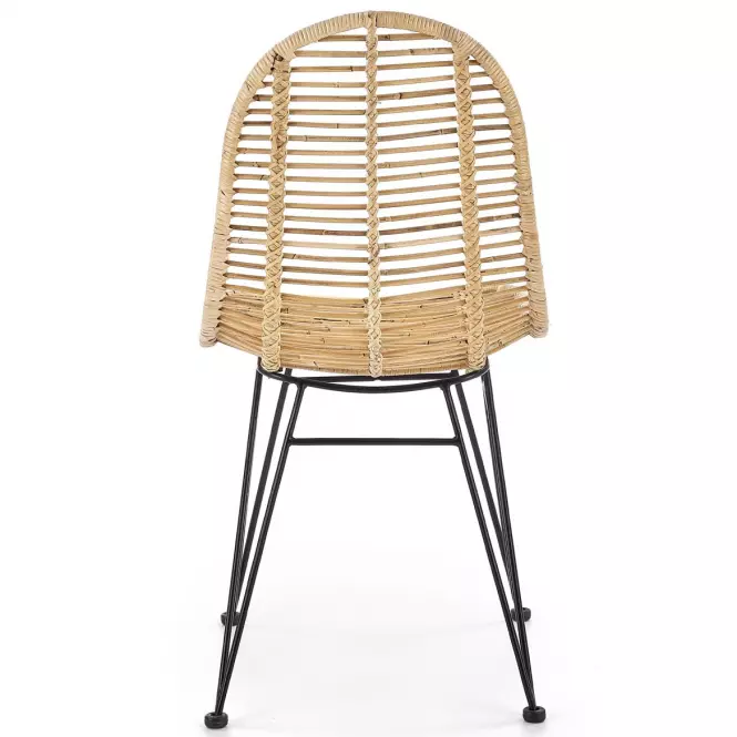 Stolička K337 Rattan/Kov Natural