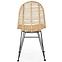 Stolička K337 Rattan/Kov Natural,3