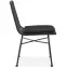 Stolička K401 Rattan/Tkanina/Kov čierna/Šedá,4