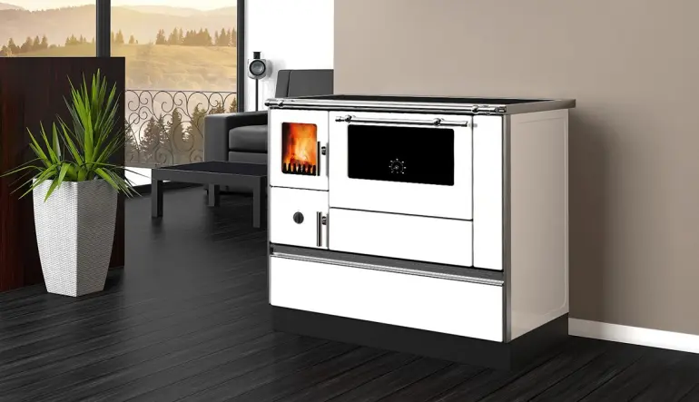 Sporák Dominant 90 capuccino 7kW pravý,3