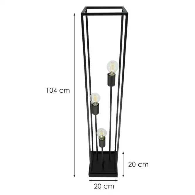 Stojanová lampa Horus 2889/LSW-B-3 LP3,4