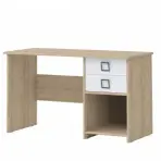 Písací stôl  Kiki KS6-BK/KI-15 buk/biely