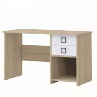Písací stôl  Kiki KS6-BK/KI-15 buk/biely