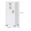 Komoda 1D2S Kiki OR12-BE/KI-15 white/white,2