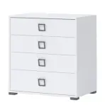 Komoda Kiki F4-BE/KI-15 white/white