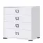 Komoda Kiki F4-BE/KI-15 white/white