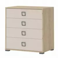 Komoda Kiki F4-BK/KI-01 beech/sand