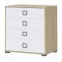 Komoda Kiki F4-BK/KI-15 beech/white