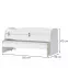Posteľ Kiki KRD1-BE/KI-01 white/sand,2