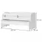 Posteľ Kiki KRD1-BE/KI-15 white/white,2
