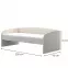 Posteľ JOY-KR90 polar pine/mango/lime/torquise,2