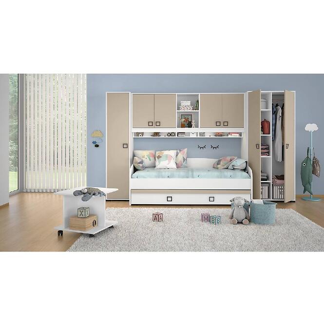 Regál Kiki K12-BE/KI-01 biela/sand