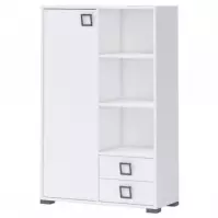 Regál Kiki K12-BE/KI-15 white/white