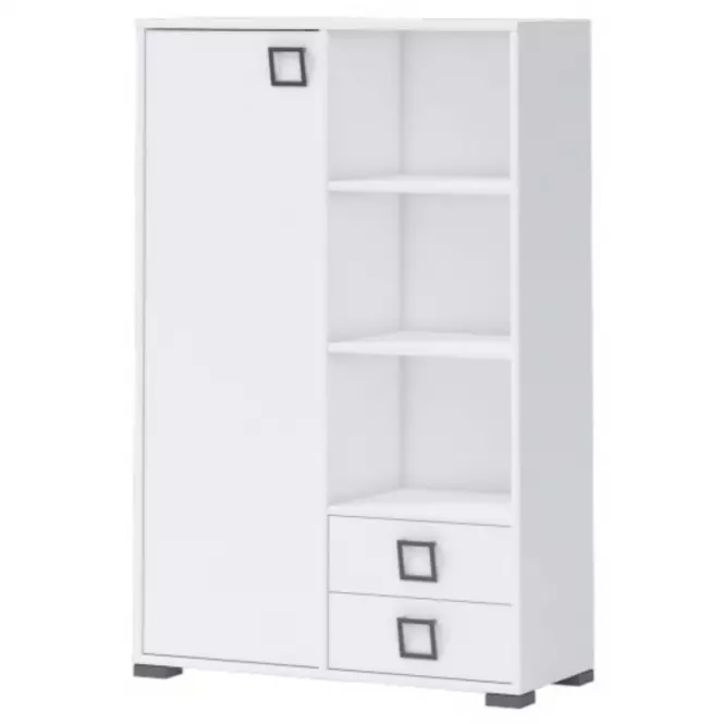 Regál Kiki K12-BE/KI-15 white/white