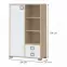 Regál Kiki K12-BK/KI-15 beech/white,2