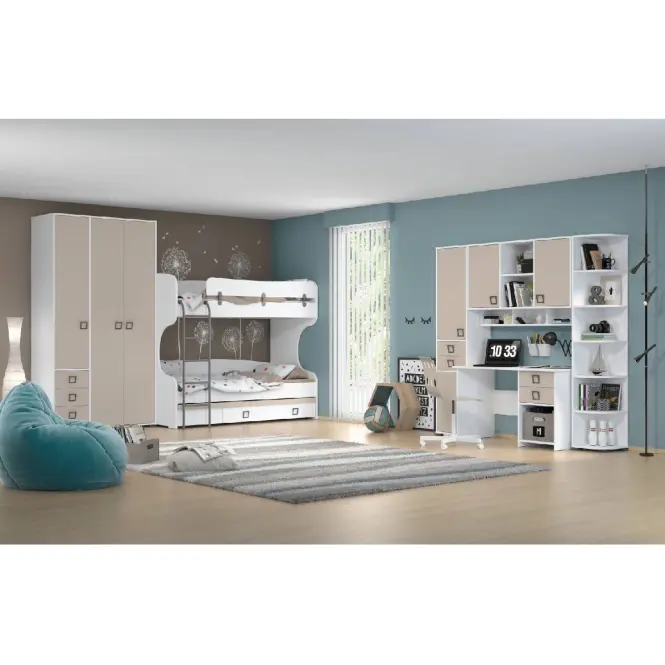 Regál Kiki V22-BE/KI-01 white/sand