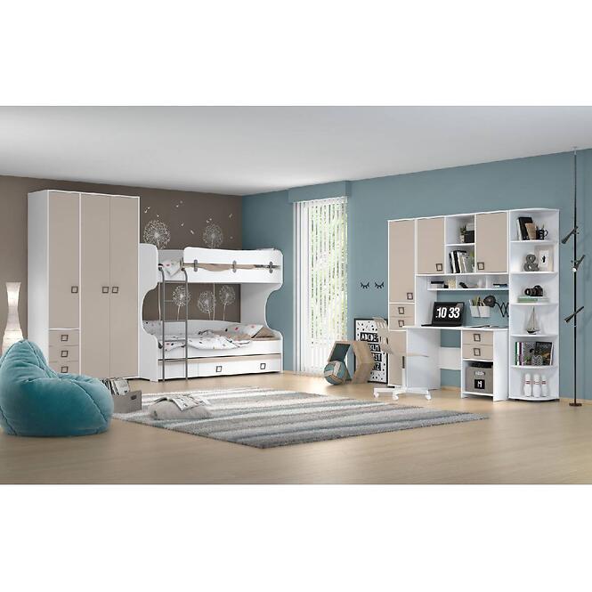 Regál Kiki V22-BE/KI-01 white/sand