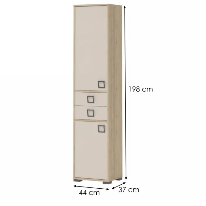 Regál Kiki V22-BK/KI-01 beech/sand,2