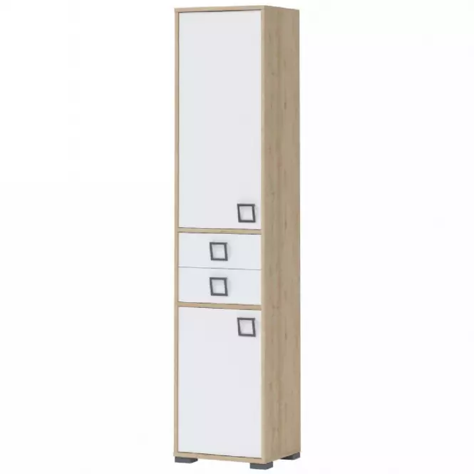 Regál Kiki V22-BK/KI-15 beech/white