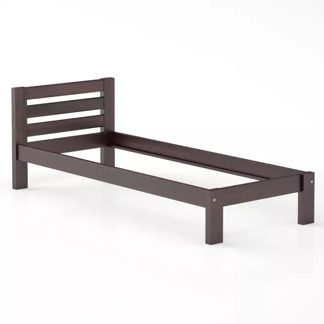 Posteľ borovica LK127–90x200 orech,2