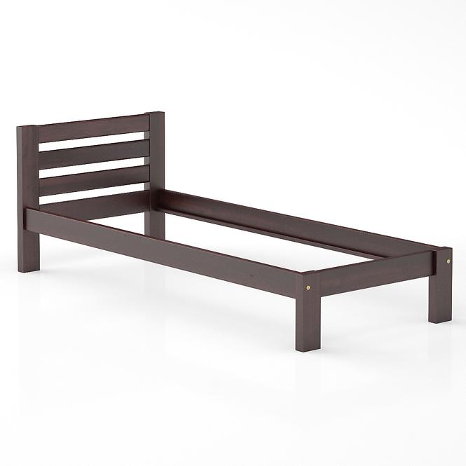 Posteľ borovica LK127–90x200 orech,2