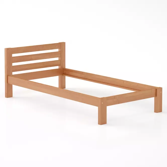 Posteľ borovica LK127–100x200 jelša,2