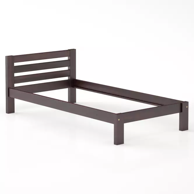 Posteľ borovica LK127–100x200 orech,2